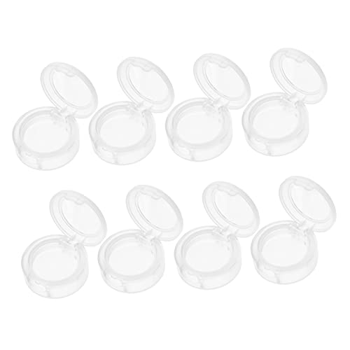 Vaguelly 8stücke Lidschatten-etui Leerer Lidschatten-organizer Lidschattenbehälter Schminkbehälter Schminkzubehör Für Zuhause Weiß Und Leicht von Vaguelly