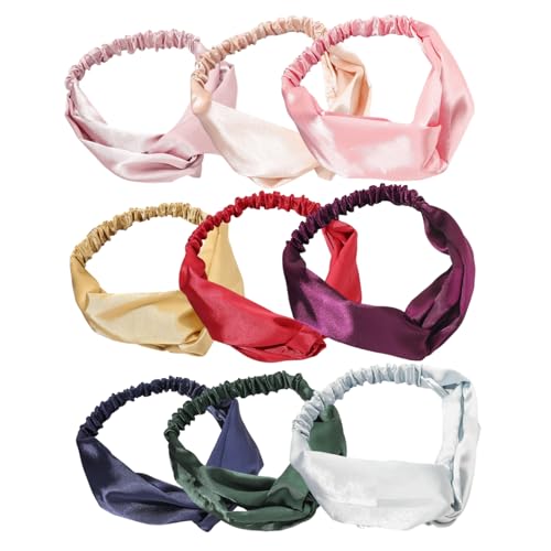 Vaguelly 9 Stück Kunstseiden Stirnband Stilvolle Breite Spitzen Stirnbänder Für Frauen Kopfbedeckung Strasssteine Haarnadel Modisches Spa Stirnband Bandana Damen Haarbänder Bänder Vaguelly 9 Stück Kunstseiden Stirnband Stilvolle Breite Spitzen Stirnbänder Für Frauen Kopfbedeckung Strasssteine Haarnadel Modisches Spa Stirnband Bandana Damen Haarbänder Bänder von Vaguelly