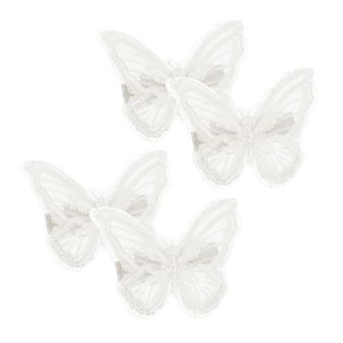 Vaguelly 9paare Schmetterling Haare Clip Schleifenknotenclip Stickhaarspange Für Mädchen Bogen Knoten Haarnadel Alligator Haarspangen in Ansprechenden Farben von Vaguelly