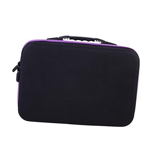 Vaguelly Ätherische Öle Aufbewahrungstasche mit Fächern Tragbarer Organizer mit Reißverschluss Stoßfest Kompakt und Leicht für Reise und Aromatherapie von Vaguelly