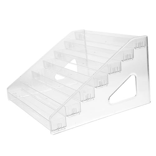 Vaguelly Acryl Nagellack Organizer Mit Transparenten Etagen Abnehmbarer Lippenstift Und Nagellackhalter Für Stilvolle Kosmetikaufbewahrung von Vaguelly