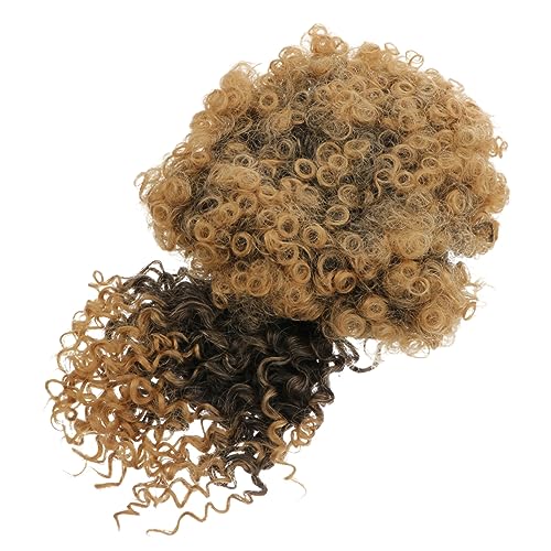 Vaguelly Afrohaarperücken Für Damen Kurze Synthetische Partyperücken Hochgesteckte Cosplay Perücke Mit Formstabile Damenperücken Für Kostüm von Vaguelly
