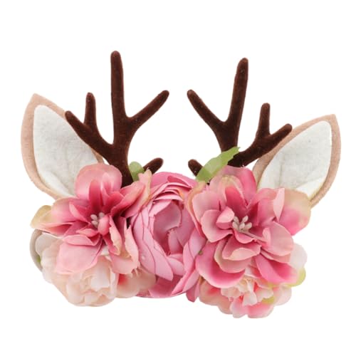 Vaguelly Blumenhaarreif Für Junge Mädchen Blumenkopfschmuck Blumenstirnband Junge Mädchen Kopfbedeckung Blumenhaarband Kinderhaarband Kopftuch Kinderhaarband Kopfband Blumen Band von Vaguelly