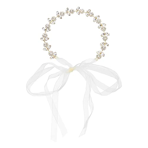 Vaguelly Braut Stirnband mit Strass Eleganter Haarschmuck für Hochzeit Funkelnde Haardekoration für Damen für Brautkleid und Festliche Anlässe von Vaguelly