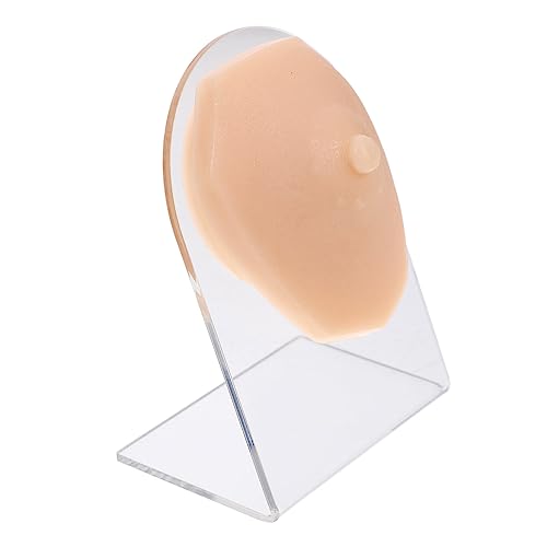 Vaguelly Brustpiercing Trainingsmodell aus Elastischem Silikon Hautähnliches Brustmodell für Frauen Realistische Nippel Piercing Übung Langlebiges und Flexibles Piercing Lehrmodell von Vaguelly