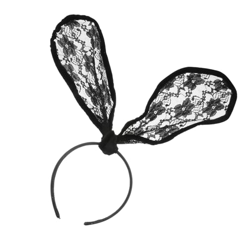 Vaguelly Bunny Lace Stirnband Bögen Haarspange Für Cosplay Maskerade Party von Vaguelly