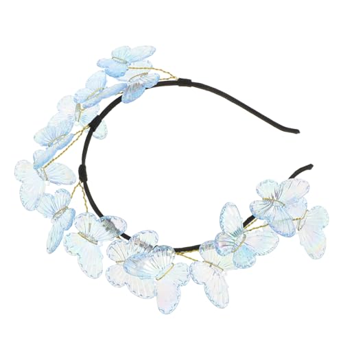 Vaguelly Buntes Schmetterlings Stirnband für Damen Dekorativer Haarreif für Partys Hochzeiten und Besondere Anlässe Leichter und Bequemer Kopfschmuck mit Stilvollen Schmetterlingen von Vaguelly