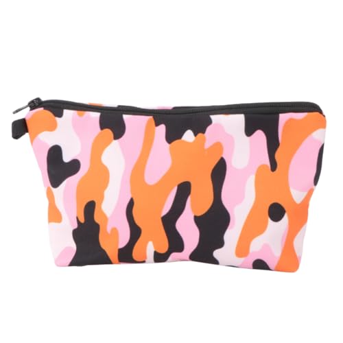 Vaguelly Camouflage Kosmetiktasche Mit Reißverschluss Multifunktionale Reise-Organizer Für Make-up Toilettenartikel Und Accessoires Für Damen Und Unterwegs von Vaguelly