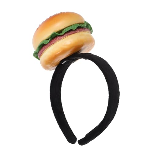 Vaguelly Burger-stirnband Aus Lustiges Party-accessoire Dekoratives Stirnband Für Cosplay Und Festivals Angenehm Zu Tragen von Vaguelly