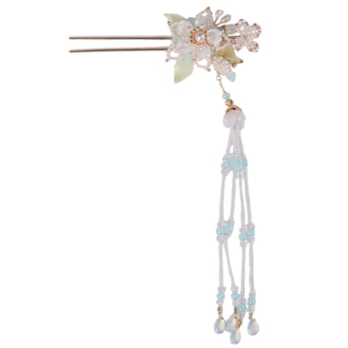 Vaguelly Chinesische Haarnadel Vintage Blume Haarstab Für Frauen Haarschmuck Mit Quaste Für Hochzeit Party Abendveranstaltung von Vaguelly