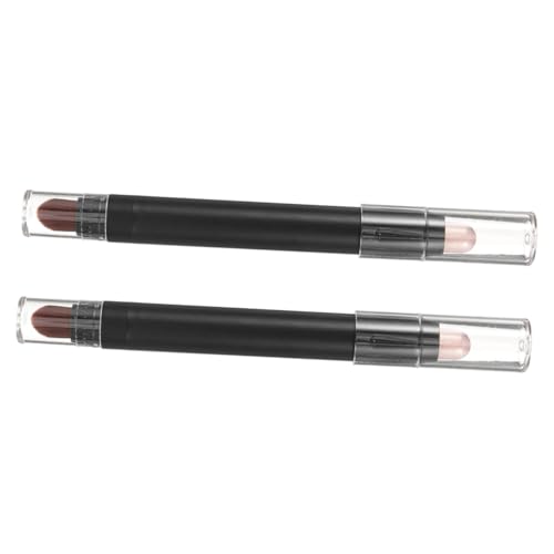 Vaguelly Doppelseitige Lidschattenstifte Make Up Augenpinsel Für Präzise Lidschattenanwendung Kleine Lidschattenpinsel Für Kreative Augen Make Up Looks Für Damen von Vaguelly