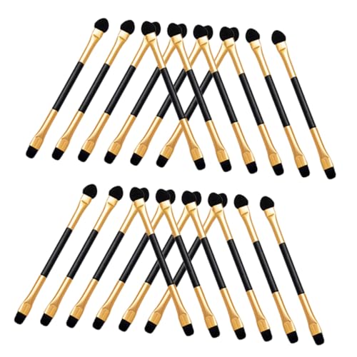 Vaguelly Doppelseitiger Lidschattenpinsel 20 Stück Make up Pinsel Für Präzise Augen Make up Anwendungen Tragbar Leicht Mit Komfortablem Griff Für Frauen Für Professionelle Und Private von Vaguelly