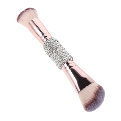 Vaguelly Dual-ended Foundation Brush mit Funkelndem Strassgriff Weiche Borsten für Foundation Puder und Betonung Vielseitiger Make-up-pinsel für Präzise und Gleichmäßige Anwendung bei Damen von Vaguelly
