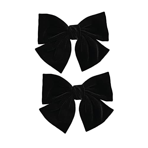 Vaguelly 2stücke Damen Bowknot Haarnadel Haar Schmuck Süße Kopfschmuck Flanell Schleifen Zubehör Für Alltag Party Hochzeit von Vaguelly