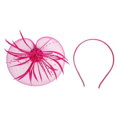 Vaguelly Netzgarn-stirnband Stilvolle Schleife Haarspange Haar-accessoires Für Frauen Und Mädchen Partys von Vaguelly