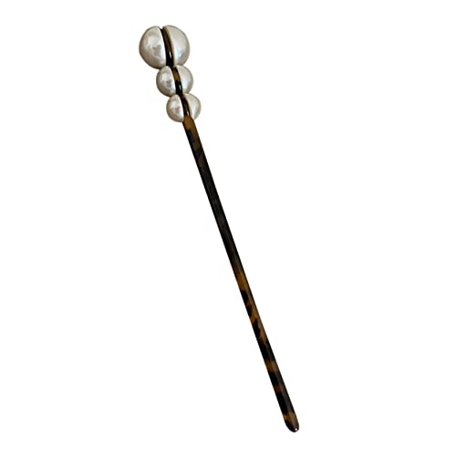 Vaguelly Perlen Haarnadeln Chinesischen Stil Haarstäbe Mit Perlen Für Frauen Damen Mädchen Schlicht Und Schick Elegant Und Ansprechend von Vaguelly