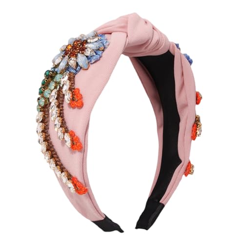 Vaguelly Eleganter Strass Haarreif mit Stickerei für Mädchen Einheitsgröße Vintage Haarschmuck für Alltag und Partys Vaguelly Eleganter Strass Haarreif mit Stickerei für Mädchen Einheitsgröße Vintage Haarschmuck für Alltag und Partys von Vaguelly