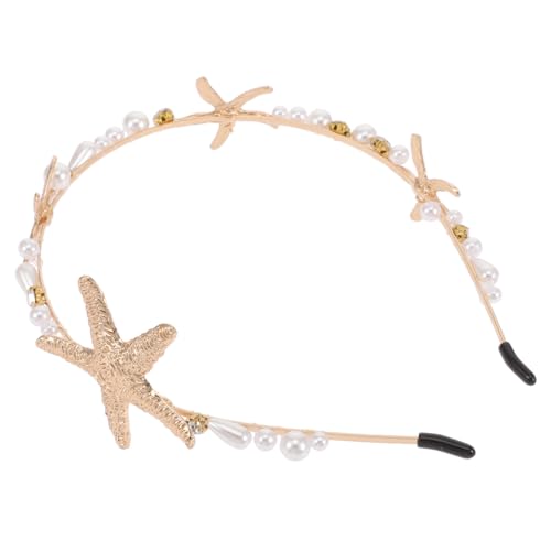 Vaguelly Elegantes Haarband Aus Legierung Mit Seestern-design Modischer Haarreif Für Frauen Braut-accessoire von Vaguelly