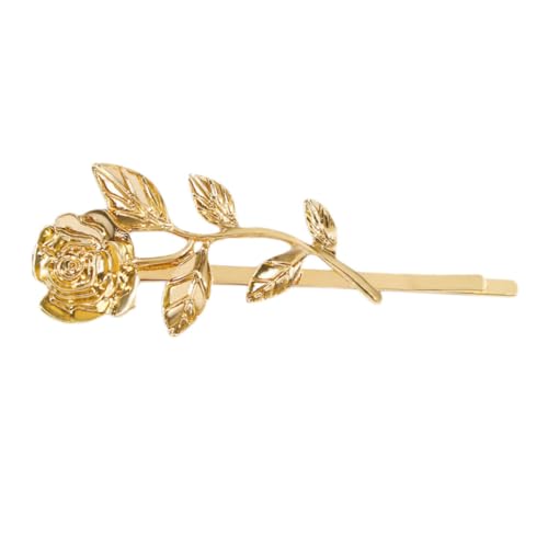Vaguelly Blume Geformt Haarpin Haarspange Kreativ Kopfschmuck Tragbar Für Mädchen Party Hochzeit Festivität Fotografie Geburtstagsgeschenk Goldtürkis von Vaguelly