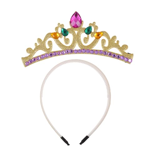 Vaguelly Stirnband Für Geburtstagsparty Mädchen Mit Strass-design Haarband Kopfschmuck Partyzubehör Für Festivals Und Feiern von Vaguelly