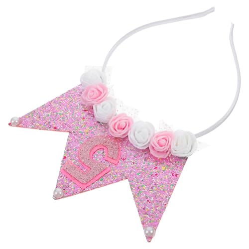 Vaguelly Geburtstag Stirnband Für Junge Mädchen Party Kopfbedeckung Dekorativer Haarreifen Aus Abs Und Filz Leicht Und Bequem Tragbar Für Geburtstagsfeiern Und Fotoshootings von Vaguelly