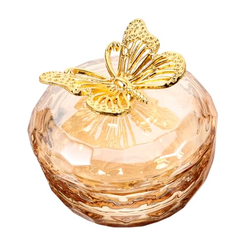 Vaguelly Glas Nagel Dappen Dish mit Deckel Dickwandige Nail Art Schale Stabile Maniküre Cup für Nagelkunst Zubehör Multifunktional zur Aufbewahrung und Präsentation Rundes Design in von Vaguelly