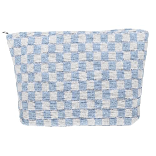 Vaguelly Kosmetiktasche Mit Reißverschluss Tragbare Make-up-Tasche Kulturbeutel Reisetasche Für Damen Wiederverwendbar Großzügig Outdoor Business Camping Fitnessstudio von Vaguelly