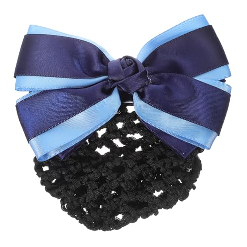 Vaguelly Maschen-haarnetz Aus Häkelarbeit Für Frauen Dutt-abdeckung Mit Schleife Praktisches Haarschutznetz Für Ballett Und Hochsteckfrisuren von Vaguelly