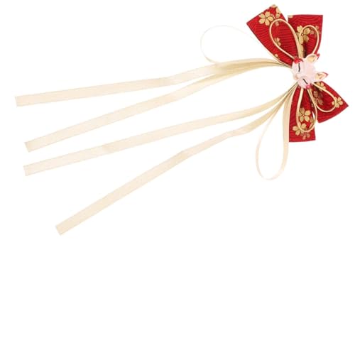 Vaguelly Haarspange Mädchen Lang Quaste Fuchs Schleife Haarclip Damen Leicht Tragbar Attraktiv Für Hochzeit Geburtstag Alltag von Vaguelly
