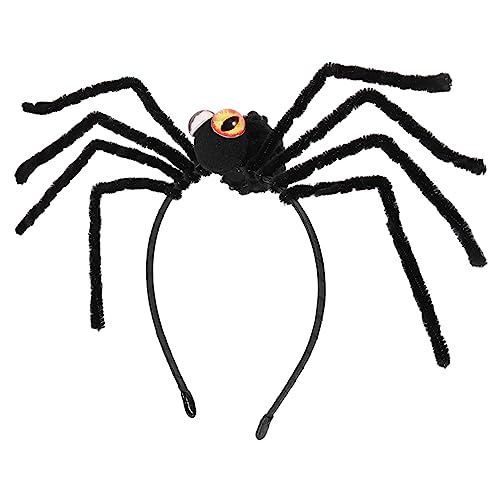 Vaguelly Halloween Spinnen Haarband für Kostümpartys Gruselige Kopfbedeckung mit Spider Design Leicht und Bequem für Halloween Dekoration und Cosplay Events von Vaguelly