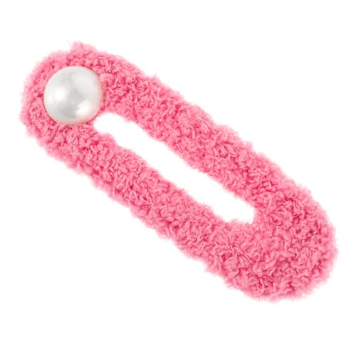 Vaguelly Plüsch-haarspange Für Mädchen Mit Simulation Von Perlen Koreanisches Haar-accessoire Für Süße Looks Design Und Sicheren Für Dickes Und Dünnes Haar von Vaguelly