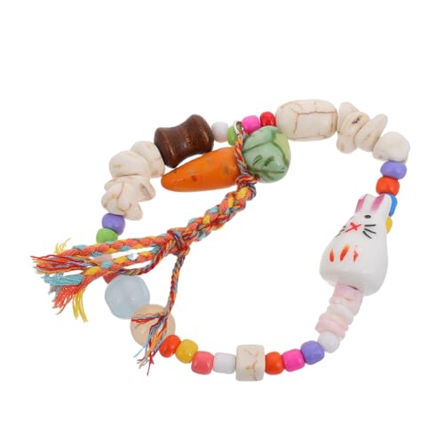 Vaguelly Osterhasen-armband Charm Verstellbar Süßigkeiten-armband Karotten-halskette Osterhasen- Damen Und Mädchen von Vaguelly