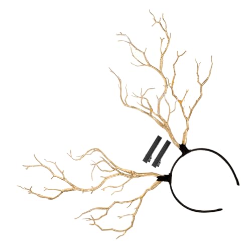 Vaguelly Hirschgeweih Stirnband Aus Kunststoff Und Harz Modisches Party-zubehör Für Cosplay Und Dekor Süßes Kopfschmuck-accessoire Im Geweih-stil Für Feiern Und Alltag von Vaguelly