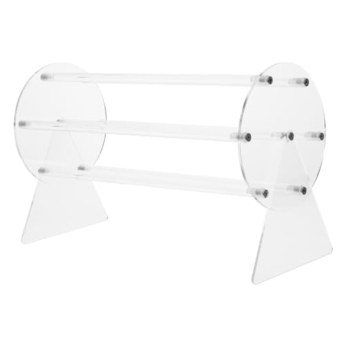 Vaguelly Hochtransparenter Haarschmuck Organizer aus Langlebiger Haarspangenhalter mit Platzsparendem Design Vielseitiger Klauenclip Display Ständer für Zuhause und Salon Einfache Montage von Vaguelly