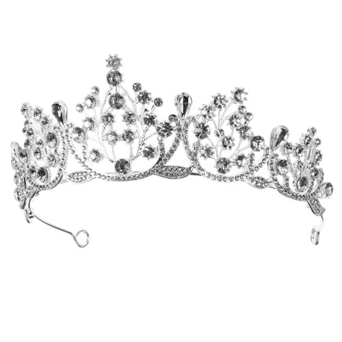 Vaguelly Hochzeit Tiara für Glänzendes Stirnband mit Strasssteinen Perfekter Kopfschmuck für Hochzeiten Geburtstagsfeiern und Besondere Anlässe Design von Vaguelly