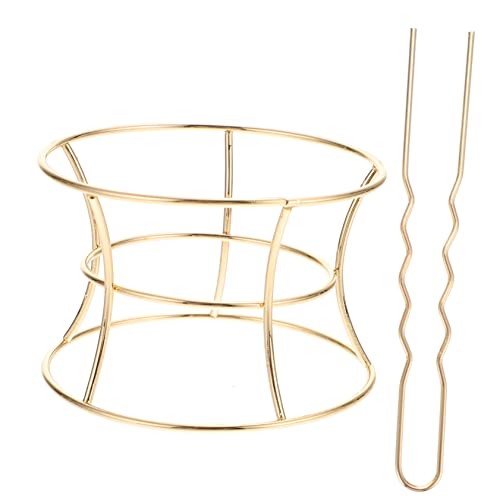 Vaguelly Hohler Metall Haarnadel Schalenform Langlebiger Haarschmuck für Damen Leichter und Korrosionsbeständiger Haarstab für Dutts und Tägliche Frisuren von Vaguelly