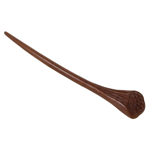 Vaguelly Holz Haarstäbe Vintage Lotus Haarstäbchen Chinesische Haarnadeln Haarknotenhalter Haargabeln Styling Pin Für Frauen Mädchen Haar DIY Accessoire von Vaguelly