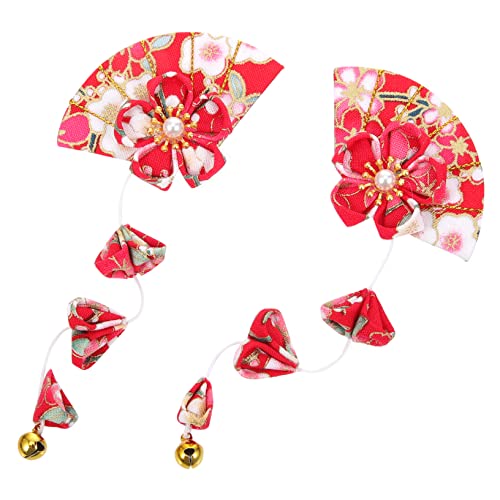 Vaguelly Japanischer Fächer Haarclip mit Glockenanhänger Haarschmuck für Damen und Mädchen für Kimono und Yukata Outfits Leicht und Festlich für Besondere Anlässe Vaguelly Japanischer Fächer Haarclip mit Glockenanhänger Haarschmuck für Damen und Mädchen für Kimono und Yukata Outfits Leicht und Festlich für Besondere Anlässe von Vaguelly