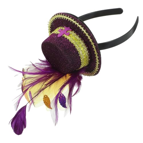 Vaguelly Karneval Kopfband mit Leichtes Komfortables Party Haarreif Accessoire für Fasching Kostümfeiern und Festliche Anlässe Langlebiges Stirnband für Damen und Herren von Vaguelly