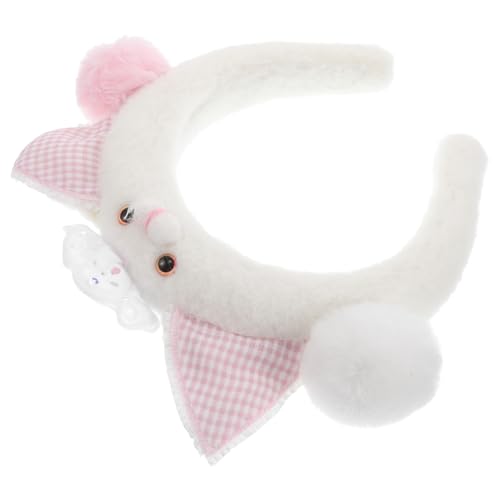 Vaguelly Katzenohren Haarreif aus Plüsch Weiches und Bequemes Stirnband für Cosplay Halloween Makeup und Yoga Multifunktionales Accessoire für Erwachsene von Vaguelly