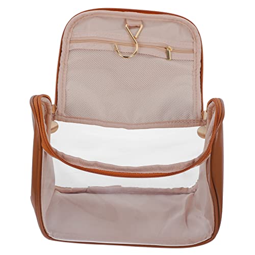 Vaguelly 1stücke Makeup Organizer Bag Große Tragbare Kosmetiktasche Für PVC Transparent Leicht Vielseitig Einsetzbar Für Kosmetik Und Toilettenartikel Für Damen Und von Vaguelly