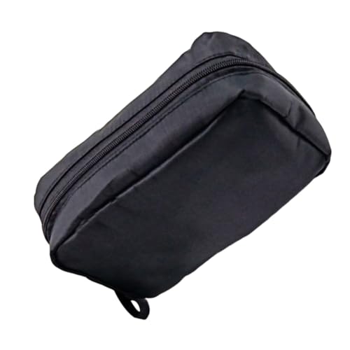 Vaguelly Kleine Kosmetiktasche Damen Nylon Reise Make Up Tasche mit Fächern Langlebig und Leicht Kompakter Organizer für Kosmetik und Toilettenartikel für Urlaub Business Zufällige Farbe von Vaguelly