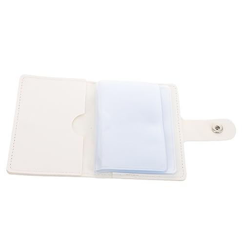 Vaguelly Kartenhalter mit Mehreren Fächern Tragbare Ausweistasche aus PU Leder Großer Kartenaufbewahrung Kreditkartenschutz für Visitenkarten und Mitgliedskarten von Vaguelly
