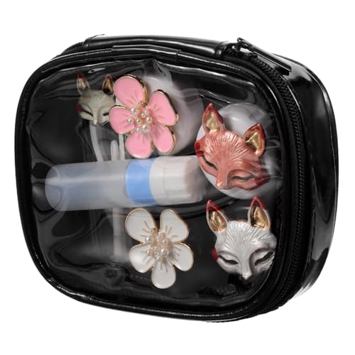 Vaguelly Kontaktlinsenbehälter Linsenbehälter Tragbar Reisen Lagerung Halter Kosmetiklinsenbehälter Kleine Linsenbox Linsenbox Für Frauen von Vaguelly