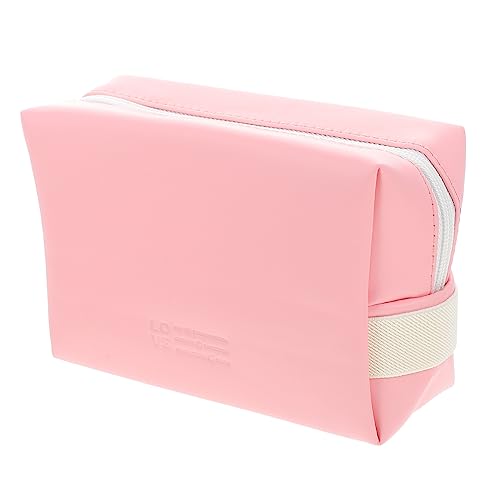 Vaguelly Kosmetiktasche Kosmetische Behälter Make-up-Behälter Make-up-Reisebehälter Storage Pockets Storage Bags o'bag Schminktäschchen mit Reißverschluss Damen Schminktasche Polyester Rosa von Vaguelly
