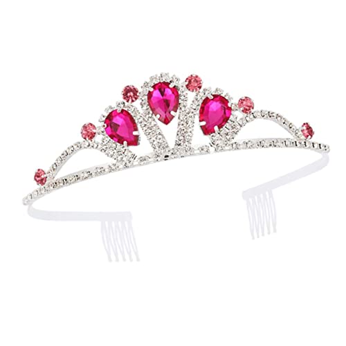 Vaguelly Krone Haarband Geburtstags-haarband Kronenförmiges Stirnband Geburtstags-kopfbedeckung Hochzeits-kopfschmuck Für Mädchen Festivals Hochzeiten Fotografie von Vaguelly