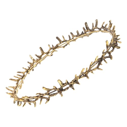 Vaguelly Krone für Herren Mittelalterliches Haaraccessoire Einzigartiges Design für Partys Halloween Renaissance Feste mit Stacheldraht Armband Vintage Kopfschmuck von Vaguelly