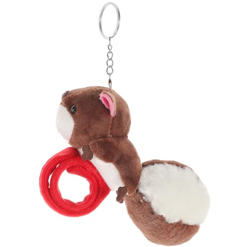 Vaguelly Kuscheliges Eichhörnchen Slap armband Armband mit Plüschtier Motiv Weiches Bequemes Design als Partygeschenk für Freunde von Vaguelly