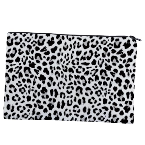 Vaguelly Leopardenmuster Kosmetiktasche Damen Handtasche Multifunktionale Reise Make Up Tasche Praktisch Tragbar Stilvoll für Alltag und Urlaub von Vaguelly