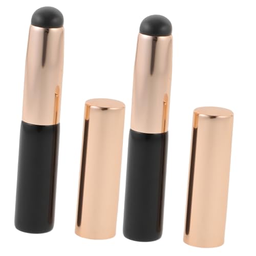 Vaguelly Lippenpinsel Aus Tragbarer Lipgloss Für Damen Ergonomisches Make Up Werkzeug Mit Abdeckung Für Lidschatten Und Konturierung von Vaguelly